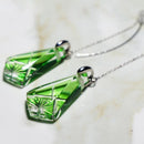 [PIERCED EARRINGS] AMERICAN PIERCED EARRINGS -seika- (GREEN) 2 PIECES | KIRIKO | RINZEN