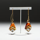 [PIERCED EARRINGS] AMERICAN PIERCED EARRINGS -seika- (AMBER) 2 PIECES | KIRIKO | RINZEN