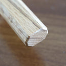 [KITCHEN (CHEF) KNIFE] AUS10 HAMMERED DAMASCUS OAK OCTAGONAL HANDLE 170 | BECOS ORIGINAL