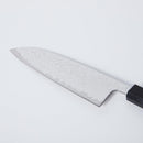 [KITCHEN (CHEF) KNIFE] V10 DAMASCUS, 31 LAYERS INDIGO-DYED BLACK OCTAGONAL OAK HANDLE  | BECOS ORIGINAL