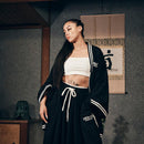 [GOWN KIMONO] LIFE GOES OFF (BLACK) | HAORI | VEDUTA