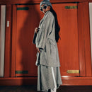 [GOWN KIMONO] LIFE GOES OFF (GRAY) | HAORI | VEDUTA