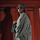 [GOWN KIMONO] LIFE GOES OFF (GRAY) | HAORI | VEDUTA