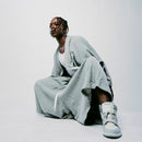 [JACKET & WIDE PANTS KIMONO] LIFE GOES OFF (GRAY) | HAORI & HAKAMA | VEDUTA