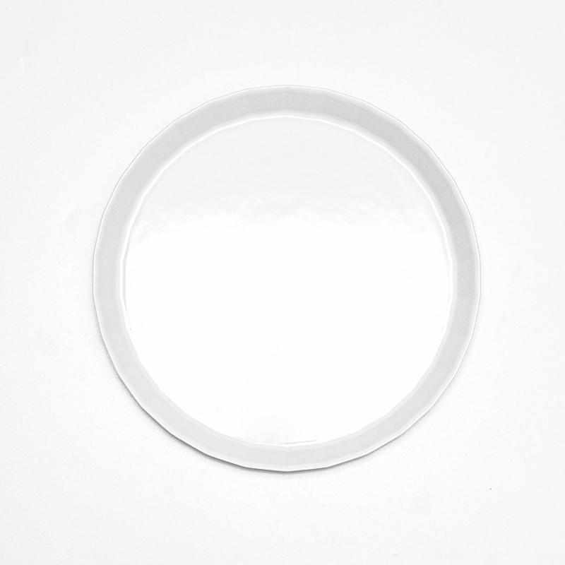 [ 大板塊（P後期） ] Plate Medium Gloss White | Imari-Arita Wares