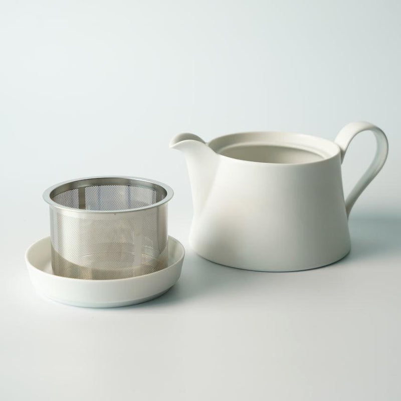 【日本茶杯】2016/Ingegerd Raman茶壺S（白色啞光）| Imari Arita Wares