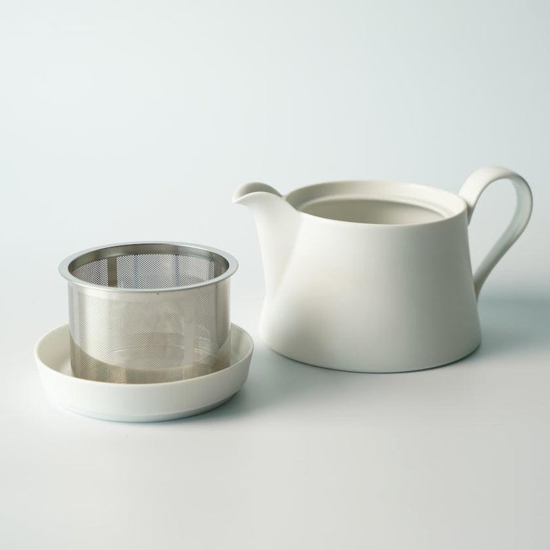 [JAPANESE TEA CUP] INGEGERD RAMAN TEAPOT S (WHITE MATTE) | 2016/ | IMARI-ARITA WARES