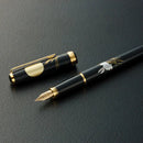 [FOUNTAIN PEN] MOON AND RABBIT (MIDDLE SIZE) | KANAZAWA GOLD LEAF | HAKUICHI