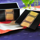 [LUNCH-BOX] ANTIQUE FOIL 3-PART (BLACK) | KANAZAWA GOLD LEAF | HAKUICHI