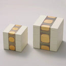 [LUNCH-BOX] ANTIQUE FOIL 3-PART (WHITE) | KANAZAWA GOLD LEAF | HAKUICHI