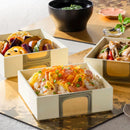 [LUNCH-BOX] ANTIQUE FOIL 3-PART (WHITE) | KANAZAWA GOLD LEAF | HAKUICHI