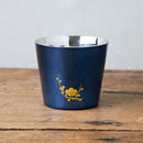 [CUP] KAGA SHIKISAI DEEP BLUE | KANAZAWA GOLD LEAF | HAKUICHI
