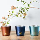 [CUP] KAGA SHIKISAI DEEP BLUE | KANAZAWA GOLD LEAF | HAKUICHI