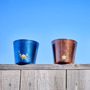[CUP] KAGA SHIKISAI DEEP BLUE | KANAZAWA GOLD LEAF | HAKUICHI