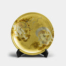 [ORNAMENTAL PLATE] FUJIN RAIJIN (WIND GOD AND THUNDER GOD) | KANAZAWA GOLD LEAF | HAKUICHI
