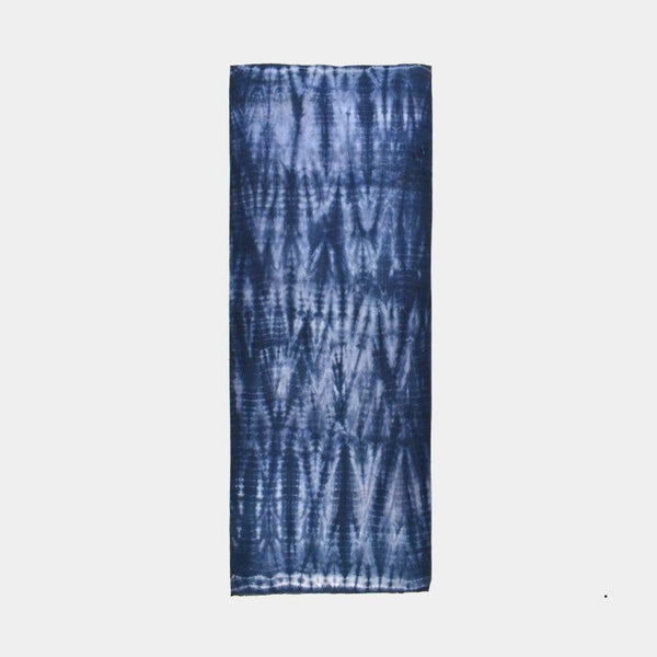[毛巾] Tenugui Tornado-Shibori（藍色）帶紙盒|京都卡諾科·史博裡（Kyoto Kanoko Shibori）| yoake