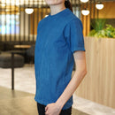 [T-SHIRT] NATURAL INDIGO (ONE-COLOR DYEING)  | INDIGO DYEING| INDIGO KESENNUMA