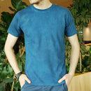 [T-SHIRT] NATURAL INDIGO (ONE-COLOR DYEING)  | INDIGO DYEING| INDIGO KESENNUMA