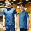 [T-SHIRT] NATURAL INDIGO (ONE-COLOR DYEING)  | INDIGO DYEING| INDIGO KESENNUMA