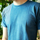 [T-SHIRT] NATURAL INDIGO (ONE-COLOR DYEING)  | INDIGO DYEING| INDIGO KESENNUMA