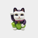 [BECKONING (LUCKY) CAT] MANEKI NEKO, LEATHER ENAMEL (S) | EDO ART DOLLS | KAKINUMA DOLLS