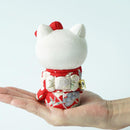 [BECKONING (LUCKY) CAT] HELLO KITTY (RED) | EDO ART DOLLS | KAKINUMA DOLLS