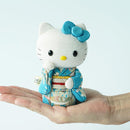 [BECKONING (LUCKY) CAT] HELLO KITTY (BLUE) | EDO ART DOLLS | KAKINUMA DOLLS