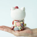 [BECKONING (LUCKY) CAT] HELLO KITTY (PURPLE) | EDO ART DOLLS | KAKINUMA DOLLS
