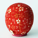 [DARUMA (DOLL)] EDO DARUMA CHIRIMEN RED (S) | EDO ART DOLLS | KAKINUMA DOLLS