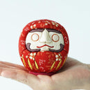 [DARUMA (DOLL)] EDO DARUMA CHIRIMEN RED (S) | EDO ART DOLLS | KAKINUMA DOLLS
