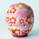 [DARUMA (DOLL)] EDO DARUMA CHIRIMEN PINK (S) | EDO ART DOLLS | KAKINUMA DOLLS