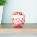 [DARUMA (DOLL)] EDO DARUMA CHIRIMEN PINK (S) | EDO ART DOLLS | KAKINUMA DOLLS