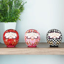 [DARUMA (DOLL)] EDO DARUMA CHECKERED PATTERN (S) | EDO ART DOLLS | KAKINUMA DOLLS