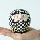 [DARUMA (DOLL)] EDO DARUMA CHECKERED PATTERN (S) | EDO ART DOLLS | KAKINUMA DOLLS