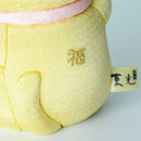 [BECKONING (LUCKY) CAT] MANEKI NEKO FENG SHUI DX YELLOW (M) | EDO ART DOLLS | KAKINUMA DOLLS