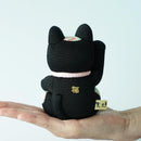 [BECKONING (LUCKY) CAT] MANEKI NEKO FENG SHUI DX BLACK (M) | EDO ART DOLLS | KAKINUMA DOLLS