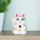 [BECKONING (LUCKY) CAT] MANEKI NEKO FENG SHUI DX WHITE (M) | EDO ART DOLLS | KAKINUMA DOLLS