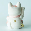 [BECKONING (LUCKY) CAT] MANEKI NEKO FENG SHUI DX WHITE (M) | EDO ART DOLLS | KAKINUMA DOLLS