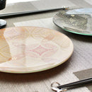 [LARGE PLATE (PLATTER)] PLATE (HANA CLOISONNE) BEIGE & BLACK 2-PIECE SET | NISHIJIN TEXTILES | RE:NISTA