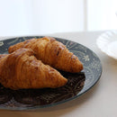 [LARGE PLATE] PLATE SHIPPO PATTERN  WHITE & BLACK 2-PIECE SET | NISHIJIN TEXTILES | RE:NISTA