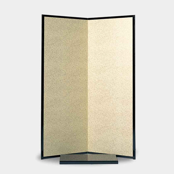 [FOLDING SCREEN (ROOM DIVIDER)] HANA BUTAI (FOLDING SCREEN WITH FLOWER STAND) CHIC GOLD | WOODWORKING