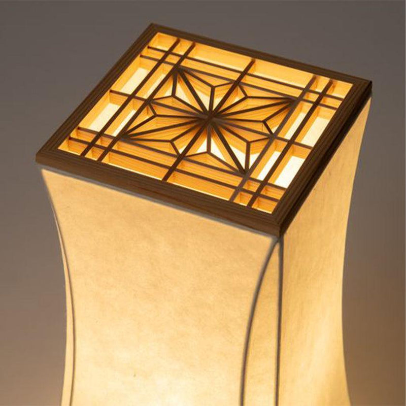 [LIGHTING] WASHI LANTERN ASANOHA SQUARE  (C TYPE) | KUMIKO