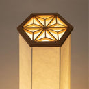 [LIGHTING] WASHI LANTERN ASANOHA SQUARE  (D TYPE) | KUMIKO