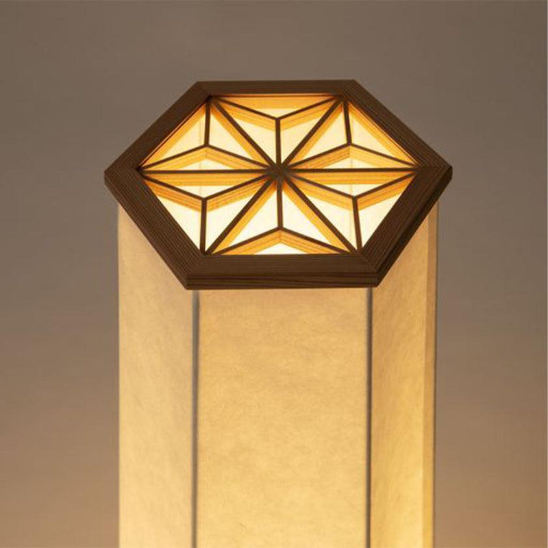 [LIGHTING] WASHI LANTERN ASANOHA SQUARE  (D TYPE) | KUMIKO