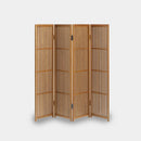 [FOLDING SCREEN (ROOM DIVIDER)] AKITA CEDAR LATTICEWORK 4-FOLD FOLDING SCREEN  | WOODWORKING