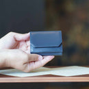 [WALLET / BAG] TRI-FOLD WALLET (INDIGO) | LEATHER WORK | SATORI