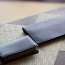 [WALLET / BAG] BOX COIN PURSE (INKSTONE) | LEATHER WORK | SATORI
