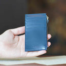 [WALLET / BAG] MATSUSAKA LEATHER SMART WALLET (NAVY) | LEATHER WORK | SATORI