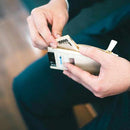 [WALLET / BAG] MATSUSAKA LEATHER SMART WALLET (BEIGE) | LEATHER WORK | SATORI