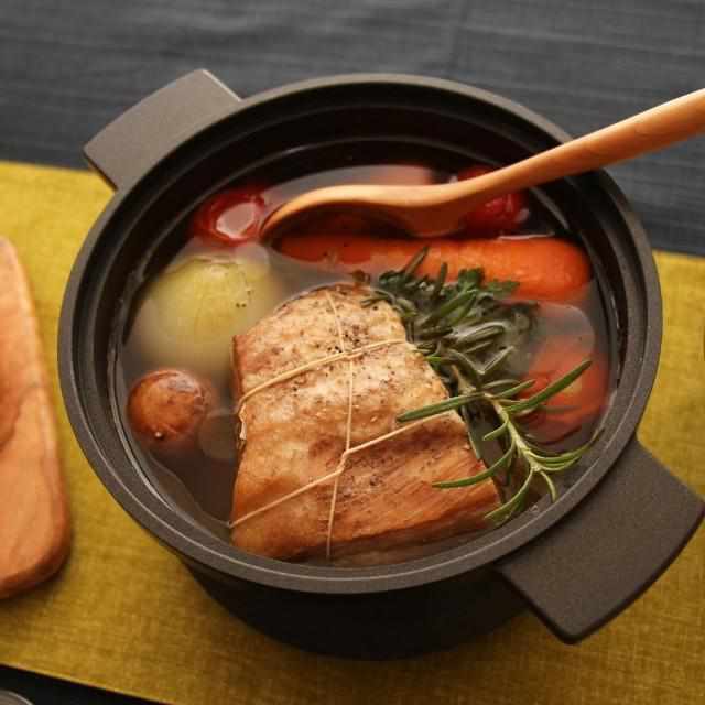 [COOKER (POT)] COCOTTE POT & LID (SMALL) COCOTTE MAI (OPEN FIRE & IH & OVEN) | HOMUSUBI | CARBON PROCESSING